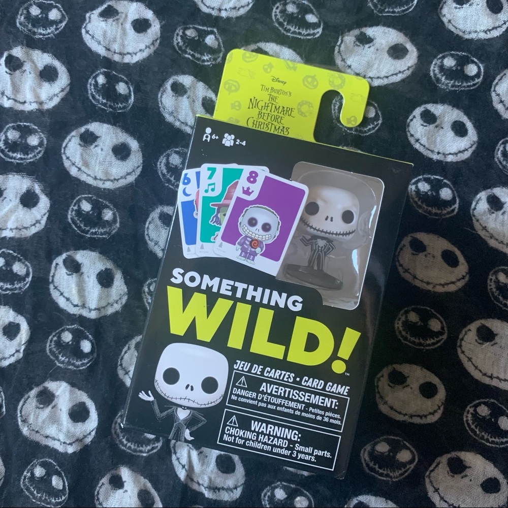 Funko Pop Nightmare Before Christmas Something Wild Card Game with Figure